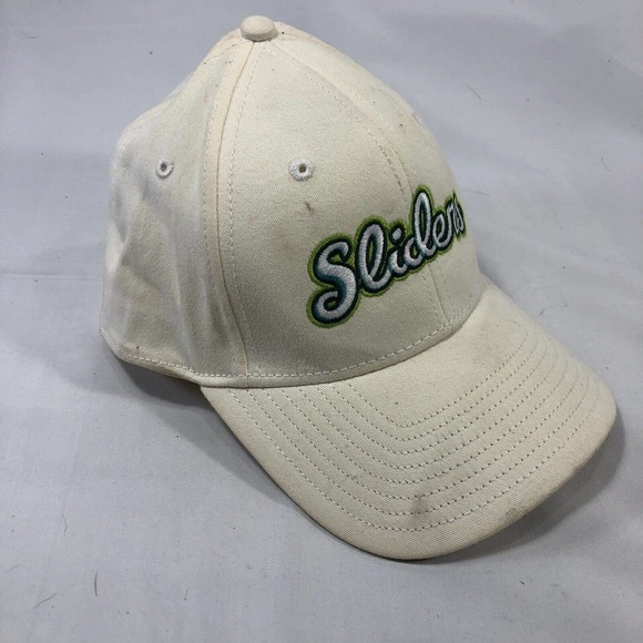 Sliders Baseball Hat Cap A Flex Size Small-Medium Flexfit Cursive Logo - Picture 2 of 12